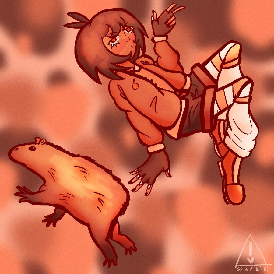 "Capybara Zine Page"